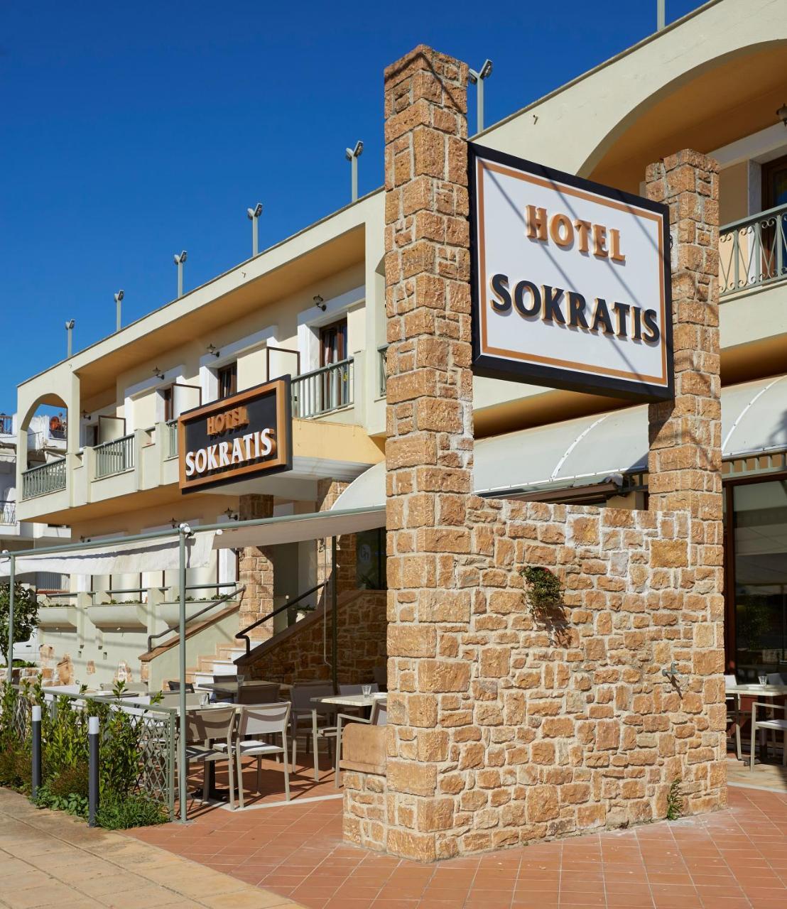 Sokratis Hotel Nea Moudania Eksteriør billede